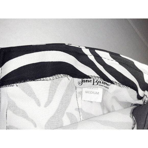 Jane Baar Zebra Print Zip-Back Mini Skirt - Picture 16 of 16